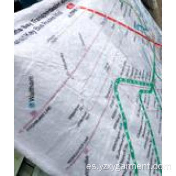 Manta polar micropolar del mapa del metro del país